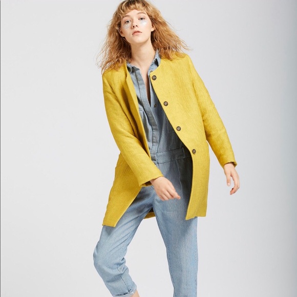 Anthropologie Jackets & Blazers - Anthropologie The Korner Yellow Jacket